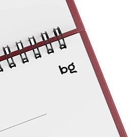 Планинг недатированный 56л., 285*100, бумвинил, BG, бордовый