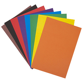 Картон цветной А4, ArtSpace, 16л., 8цв., мелованный, в папке, "Белочка