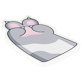 Самоклеящийся блок фигурный MESHU "Paws", 40л., европодвеc, ассорти фото Самоклеящийся блок фигурный MESHU "Paws", 40л., европодвеc, ассорти