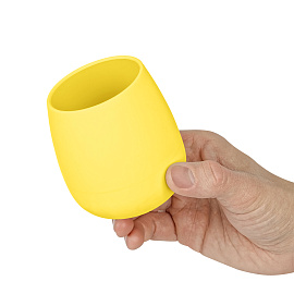 Стаканчик для рисования Мульти-Пульти силиконовый желтый, 290мл, европодвес