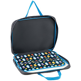 Папка с ручками А4 ArtSpace "Happy Monster", полиэстер, на молнии, 50мм фото Папка с ручками А4 ArtSpace "Happy Monster", полиэстер, на молнии, 50мм