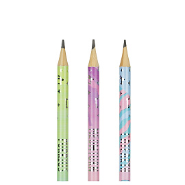 Карандаш ч/г MESHU "Meowspace", HB, заточен., c фольгированием, стразы на топе, без ластика, ассорти, туба