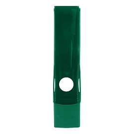 Лоток для бумаг вертикальный СТАММ "Лидер", зеленый, ширина 75мм фото Лоток для бумаг вертикальный СТАММ "Лидер", зеленый, ширина 75мм