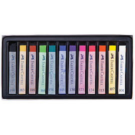 Пастель сухая Faber-Castell Soft pastels прямоугольная 12 цветов