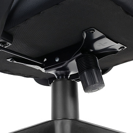 Кресло руководителя Helmi HL-E37 "Wind", ткань черная/бирюзовая фото Кресло руководителя Helmi HL-E37 "Wind", ткань черная/бирюзовая