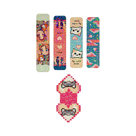 Закладки магнитные для книг, 5шт., MESHU "Pixel", ламинация фото Закладки магнитные для книг, 5шт., MESHU "Pixel", ламинация