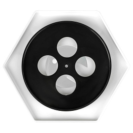 Настольная подставка СТАММ "Maxi Desk", пластиковая, вращающаяся, белая фото Настольная подставка СТАММ "Maxi Desk", пластиковая, вращающаяся, белая