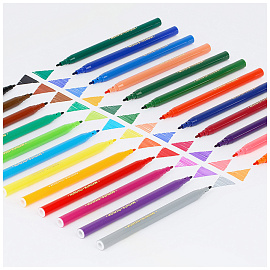 Фломастеры Мульти-Пульти "Енот во Франции", 24цв., смываемые, картон, европодвес фото Фломастеры Мульти-Пульти "Енот во Франции", 24цв., смываемые, картон, европодвес