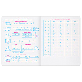 Тетрадь предметная 48л. BG "Крафт" - Геометрия, матовая ламинация