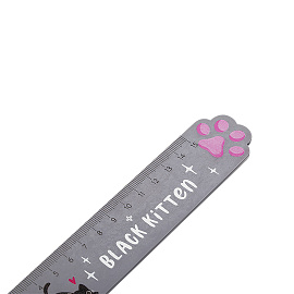 Линейка 15см MESHU "Paw", деревянная, ассорти, европодвес фото Линейка 15см MESHU "Paw", деревянная, ассорти, европодвес