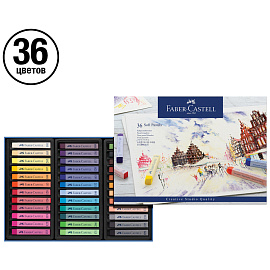 Пастель Faber-Castell "Soft pastels", 36 цветов, картон. упаковка