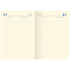 Ежедневник недатированный, А6, 160л., кожзам, Berlingo "xGold", зол. срез, красный