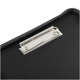 Папка деловая OfficeSpace "Merkury" имп. кожзам., на молнии, блокнот, зажим для бумаг