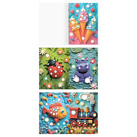 Раскраска пластилином А5, 8 стр., ТРИ СОВЫ "Выпуск №2