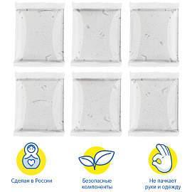 Легкий пластилин для лепки Мульти-Пульти, белый, 6шт., 60г, прозрачный пакет фото Легкий пластилин для лепки Мульти-Пульти, белый, 6шт., 60г, прозрачный пакет