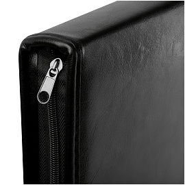 Папка деловая OfficeSpace "Venezia" кожзам, на молнии, зажим для бумаг фото Папка деловая OfficeSpace "Venezia" кожзам, на молнии, зажим для бумаг