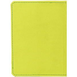 Обложка для паспорта OfficeSpace "Journey", экокожа софт-тач, салатовый, тиснение фольгой
