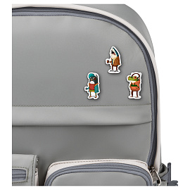 Набор деревянных значков MESHU "Fashionistas", каширование, 3шт. фото Набор деревянных значков MESHU "Fashionistas", каширование, 3шт.