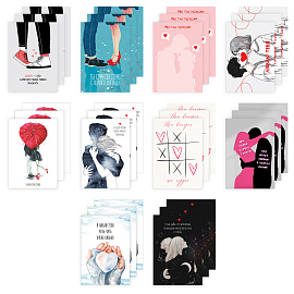 Набор открыток 30шт., "Love", глянцевая ламинация