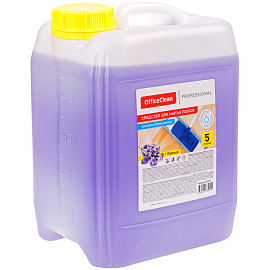 Средство для мытья полов OfficeClean Proffesional "Антибактериальное. Лаванда", концентрат, 5л