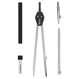 Готовальня Berlingo "Expert", 5 предмета, циркуль 135мм, пластиковый футляр фото Готовальня Berlingo "Expert", 5 предмета, циркуль 135мм, пластиковый футляр