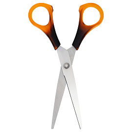 Ножницы OfficeSpace 16,2см, ручки под янтарь, ПВХ чехол с европодвесом фото Ножницы OfficeSpace 16,2см, ручки под янтарь, ПВХ чехол с европодвесом