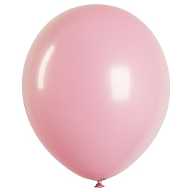 Воздушные шары, 50шт., М12/30см, MESHU, пастель, розовый