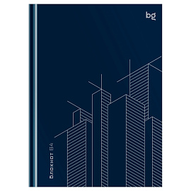 Бизнес-блокнот А6, 64л., BG "Графика. Небоскребы", глянцевая ламинация