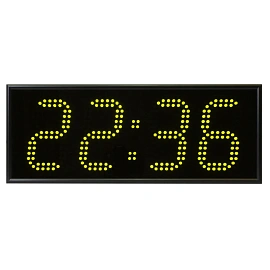 Часы настенные Импульс Электронное табло 413-T-EG2 (46x18x6.5 см)
