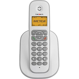 Радиотелефон teXet TX-D4505A белый/серый