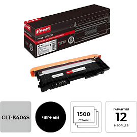 Картридж лазерный Комус CLT-K404S SU108A для Samsung черный совместимый