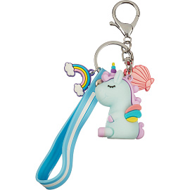 Брелок Единорог голубой