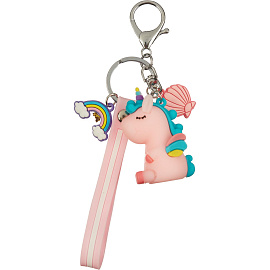Брелок Единорог розовый