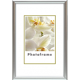 Рамка Decoline Silver А3 30x40 см пластиковый багет 10 мм серебристая
