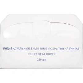 Одноразовые покрытия на унитаз V1 (250 штук в упаковке)