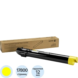 Картридж лазерный Xerox 106R01445 желтый оригинальный повышенной емкости