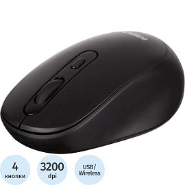 Мышь беспроводная BigTech E-WM008 чёрная (BT-JWM-003/E-WM008)