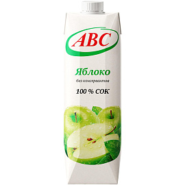 Сок АВС Яблочный 1 л
