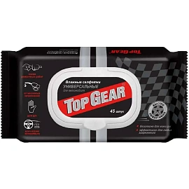 Салфетки влажные универсальные Top Gear №45 45 штук в упаковке (30107)