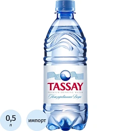 Вода питьевая Tassay негазированная пэт 0.5 л