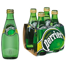 Вода минеральная Perrier столовая газированная 0.33 л