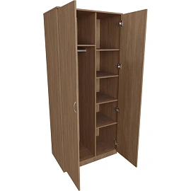 Шкаф для одежды Комус Мебель Well комбинированный (дуб урбан янтарный, 860х520х2000 мм)