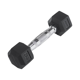 Гантель гексагональная Starfit DB-301 2 кг черная