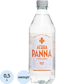 Вода минеральная Acqua Panna столовая негазированная 0.5 л