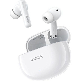 Наушники беспроводные Ugreen WS200 HiTune T6 Earbuds ANC белые (15158)