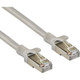 Патч-корд витая пара ExeGate FTP-RJ45-RJ45-C5e-3M-GY cat 5e 3 м (EX272307RUS)