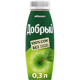 Сок Добрый яблочный 0.3 л