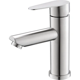 Смеситель СС_OLISAN STEEL для раковины нержавеющая сталь, ST1100