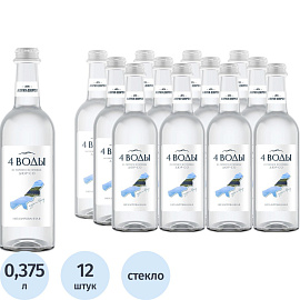 Вода питьевая 4 Воды негазированная 0.375 л фото Вода питьевая 4 Воды негазированная 0.375 л