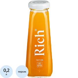 Сок Rich персиковый 0.2 л